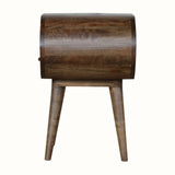 Bokel Home Bedside Tables Merrill Open Bedside Table - Grey Wash