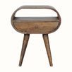 Bokel Home Bedside Tables Merrill Open Bedside Table - Grey Wash