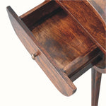 Bokel Home Bedside Tables Merrill Open Bedside Table - Light Walnut
