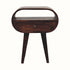 Bokel Home Bedside Tables Merrill Open Bedside Table - Light Walnut