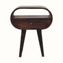 Bokel Home Bedside Tables Merrill Open Bedside Table - Light Walnut