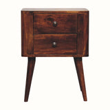Bokel Home Bedside Tables Mintz Bedside Table - Chestnut