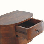 Bokel Home Bedside Tables Molina Wall Mounted Bedside Table - Chestnut
