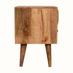 Bokel Home Bedside Tables Prism 2 Drawer Bedside Table - Natural