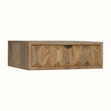 Bokel Home Bedside Tables Prism Wall Mounted Bedside Table - Natural