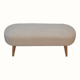 Bokel Home Bench Boren Cream Boucle Bench