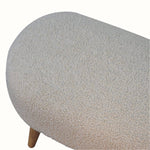 Bokel Home Bench Boren Cream Boucle Bench