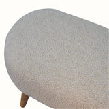 Bokel Home Bench Boren Cream Boucle Bench