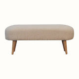Bokel Home Bench Boren Cream Boucle Bench