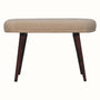 Bokel Home Bench Boren Cream Boucle Bench - Honey Caramel
