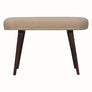 Bokel Home Bench Boren Cream Boucle Bench - Honey Caramel