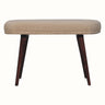 Bokel Home Bench Boren Cream Boucle Bench - Honey Caramel