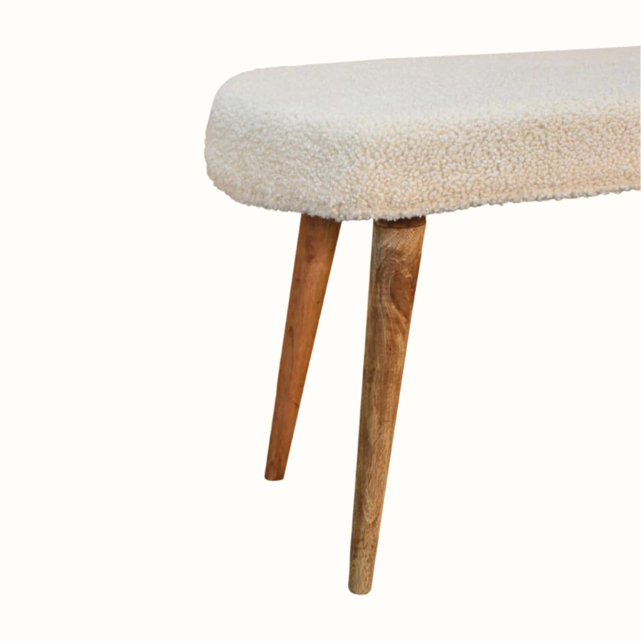 Bokel Home Bench Boren Cream Boucle Bench - Natural