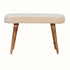 Bokel Home Bench Boren Cream Boucle Bench - Natural