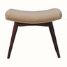 Bokel Home Bench Boren Cream Boucle Stool - Honey Caramel