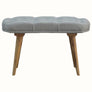 Bokel Home Bench Femia Tweed Bench - Grey/Natural