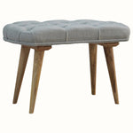 Bokel Home Bench Femia Tweed Bench - Grey/Natural