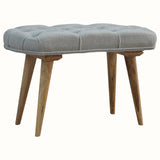 Bokel Home Bench Femia Tweed Bench - Grey/Natural