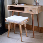Bokel Home Bench Keene Bench - Cream Boucle/Natural