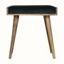 Bokel Home Bench Keene Bench - Forest Green Velvet/Natural