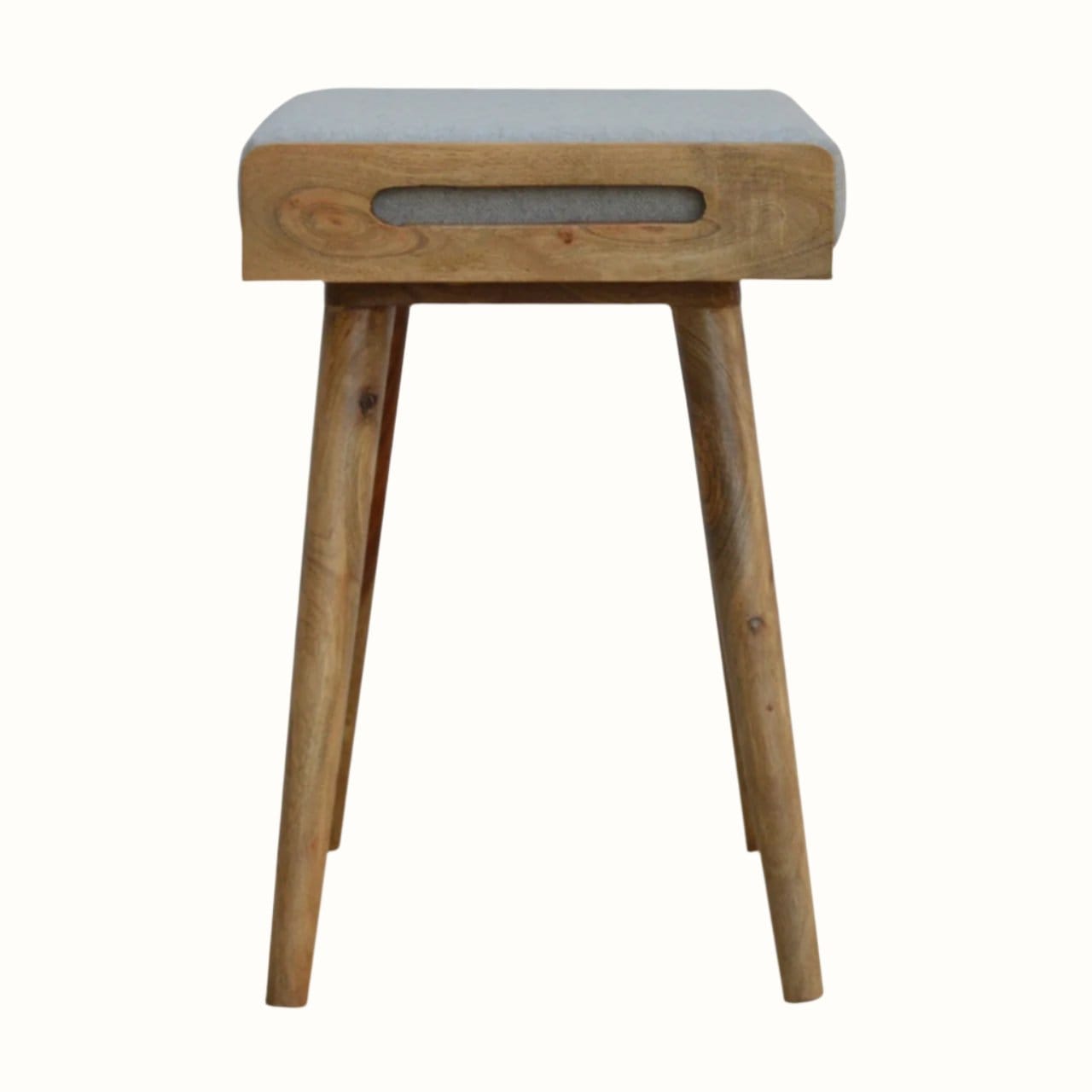 Bokel Home Bench Keene Bench - Grey Tweed/Natural
