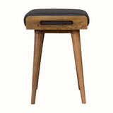 Bokel Home Bench Keene Bench - Pewter Tweed/Natural