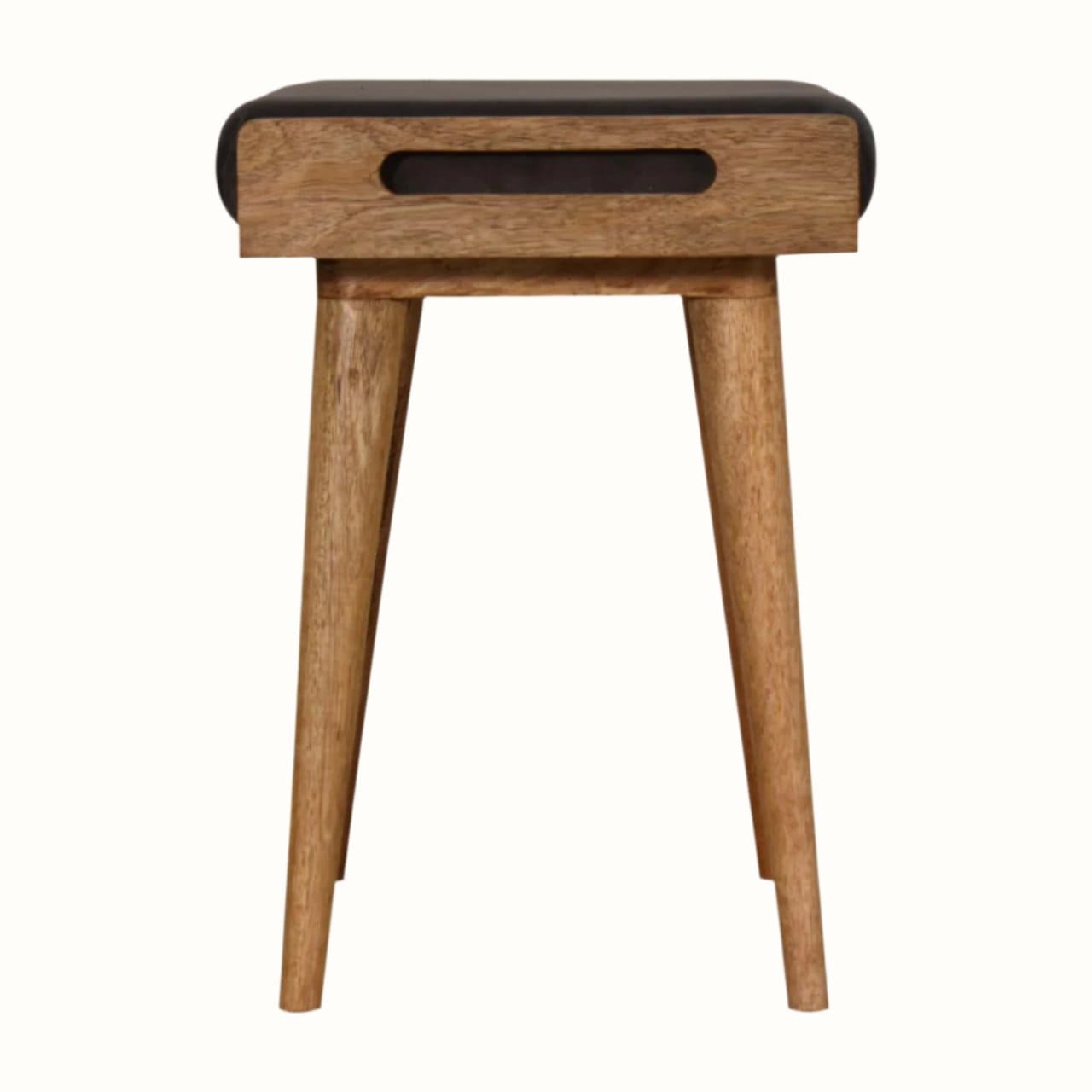 Bokel Home Bench Keene Bench - Stone Grey Velvet/Natural