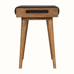 Bokel Home Bench Keene Bench - Stone Grey Velvet/Natural