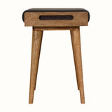 Bokel Home Bench Keene Bench - Stone Grey Velvet/Natural