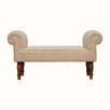 Bokel Home Bench Mineo Boucle Bench - Cream/Natural