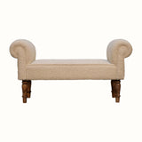 Bokel Home Bench Mineo Boucle Bench - Cream/Natural
