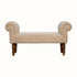 Bokel Home Bench Mineo Boucle Bench - Cream/Natural