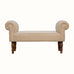 Bokel Home Bench Mineo Boucle Bench - Cream/Natural