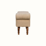 Bokel Home Bench Mineo Boucle Bench - Cream/Natural