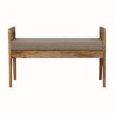 Bokel Home Bench Seeley Cane Bench - Natural Linen/Natural