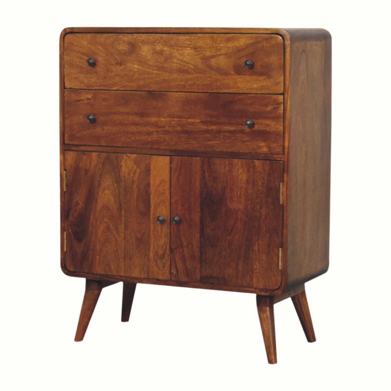 Bokel Home Cabinets & Sideboards Hamade 2 Drawer Cabinet - Chestnut