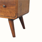 Bokel Home Cabinets & Sideboards Hamade Chest of 5 Drawers - Chestnut