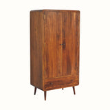 Bokel Home Cabinets & Sideboards Hamade Wardrobe - Chestnut