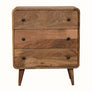 Bokel Home Chest of Drawers Hamade Chest of 3 Drawers, Small - Natural