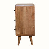 Bokel Home Chest of Drawers Hamade Chest of 3 Drawers, Small - Natural