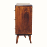 Bokel Home Chest of Drawers Hamade Chest of 6 Drawers - Chestnut