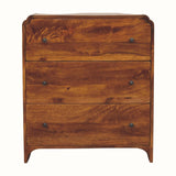 Bokel Home Chest of Drawers Orel 3 Drawer Chest of Drawers - Chestnut
