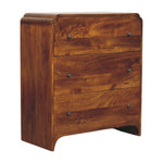 Bokel Home Chest of Drawers Orel 3 Drawer Chest of Drawers - Chestnut
