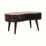 Bokel Home Coffee Tables Haft Coffee Table, Medium - Light Walnut