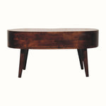Bokel Home Coffee Tables Haft Coffee Table, Medium - Light Walnut
