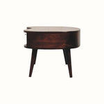 Bokel Home Coffee Tables Haft Coffee Table, Medium - Light Walnut