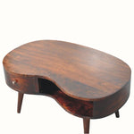 Bokel Home Coffee Tables Haft Coffee Table, Medium - Light Walnut