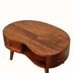Bokel Home Coffee Tables Haft Coffee Table, Small - Chestnut