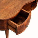 Bokel Home Coffee Tables Haft Coffee Table, Small - Chestnut