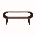 Bokel Home Coffee Tables Laurie Open Coffee Table, Medium - Chestnut